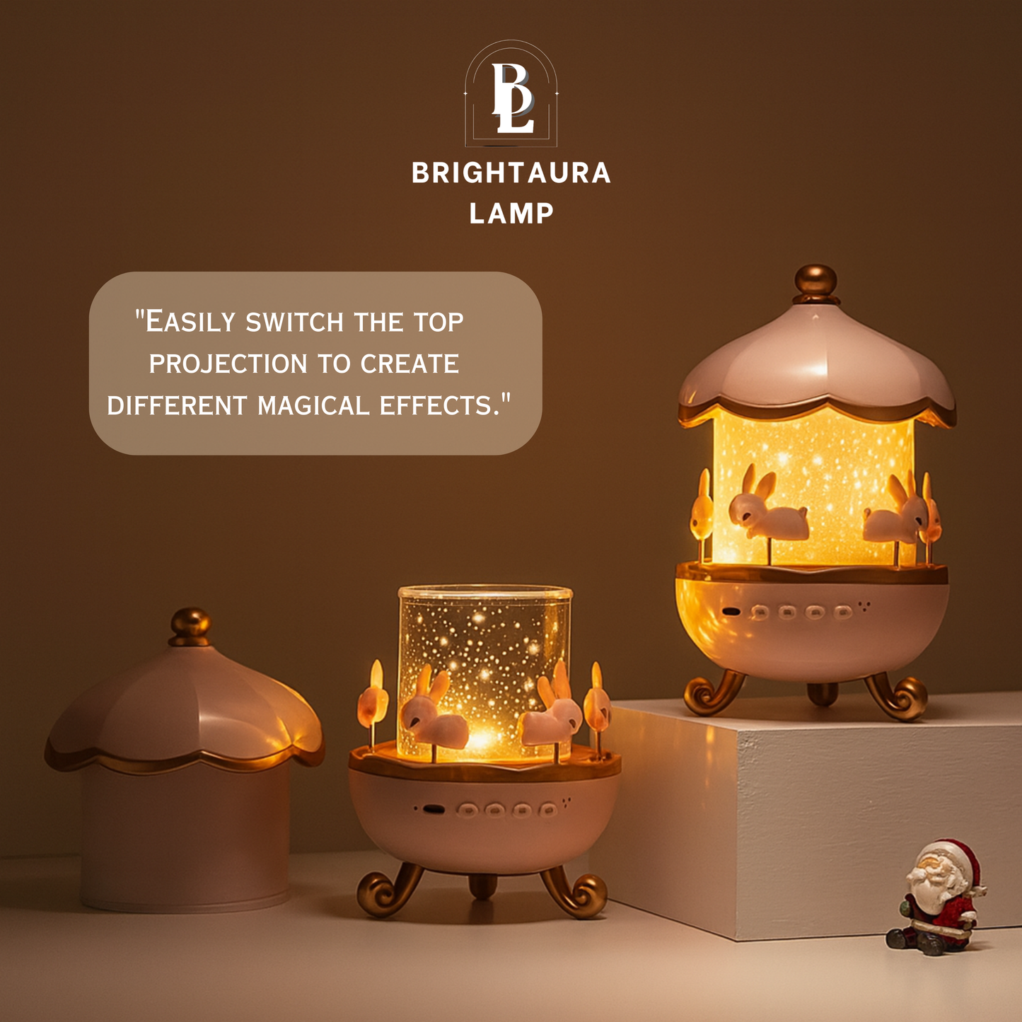 CUTE LED NIGHT LIGHT PROJECTOR | LAMP 360° ROTATABLE LED NIGHT LAMP