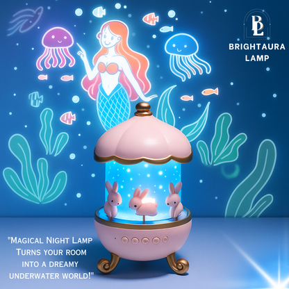 CUTE LED NIGHT LIGHT PROJECTOR | LAMP 360° ROTATABLE LED NIGHT LAMP