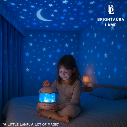 CUTE LED NIGHT LIGHT PROJECTOR | LAMP 360° ROTATABLE LED NIGHT LAMP